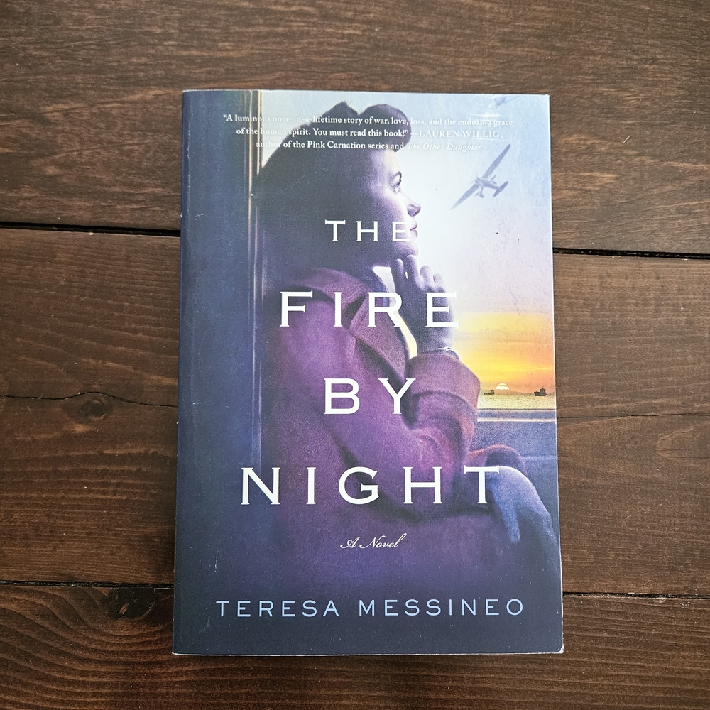The Fire by Night by Teresa Messineo Paperback Historical Fiction Romance‎